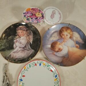 Bradford Exchange Heavens Little Sweethearts Collection Plates Lot Of 2+ 3 Other